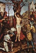 HOLBEIN, Hans the Elder The Martyrdom of Saint Sebastian china oil painting artist